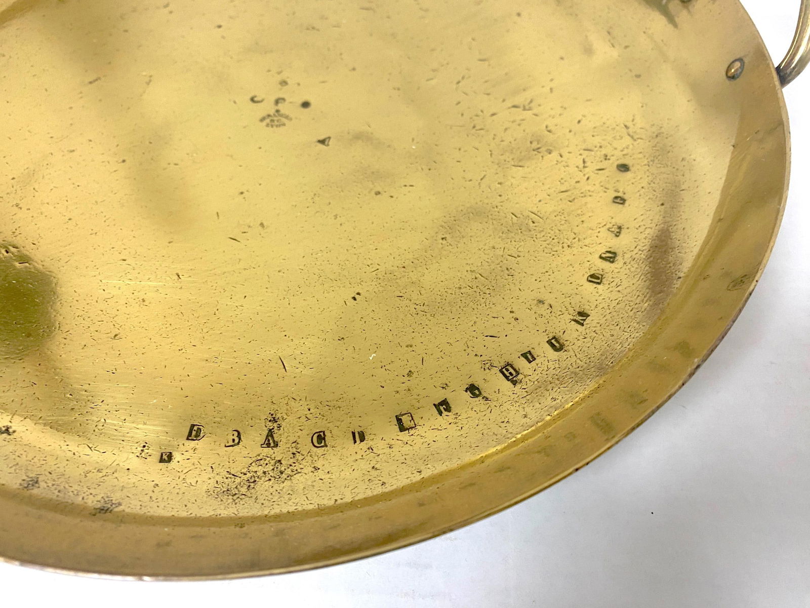 Antique Neoclassical Brass Scale by Berenger & Co France 1890s - 7