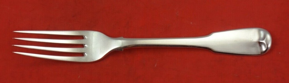 Gebelein Rat Tail Sterling Silver Fork 6 3/4 Inches: Gebelein Rat Tail Sterling Silver Fork 6 3/4 Inches This Gebelein Rat Tail fork is crafted from high-quality sterling silver, showcasing the elegant round pattern that the brand is known for. Measurin