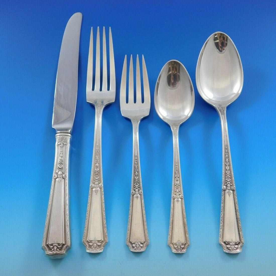 Towle Louis XIV Sterling Silver Flatware Set for 12 - 70 Pieces (1 of 12)