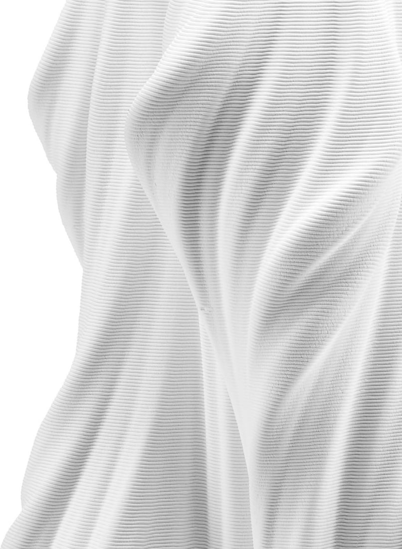 Currey Yin Collection White Ceramic Porcelain Vase 17.88H (1 of 3)