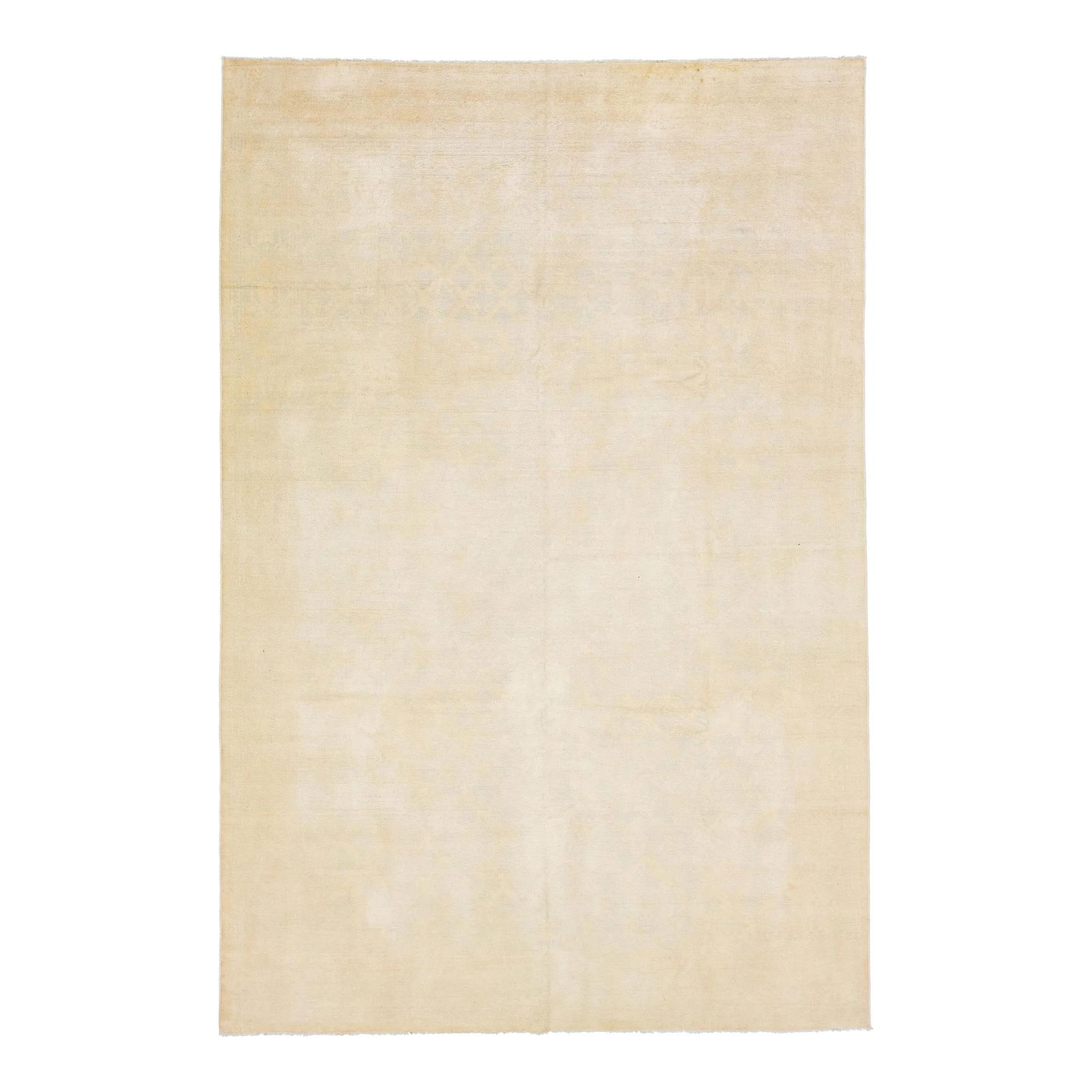 Beige Geometric Khotan Style Wool Rug 8'10 x 13'5 (1 of 8)