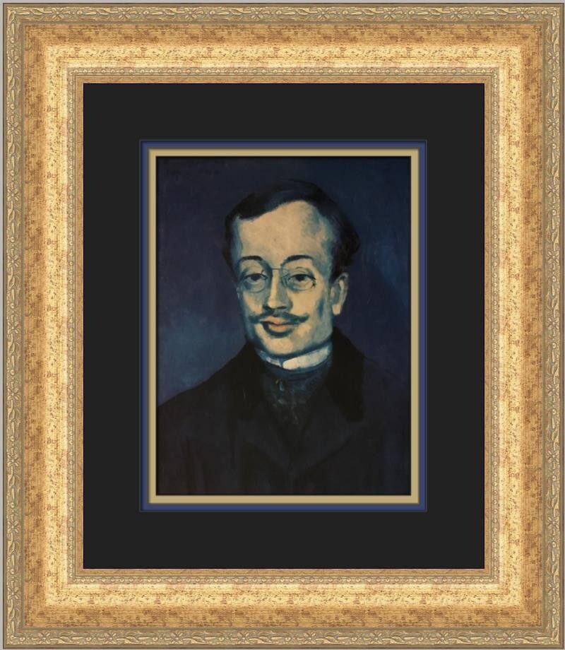 Pablo Picasso Portrait of Jaime Sabartes II Custom Framed Print 18 x 16 (1 of 2)