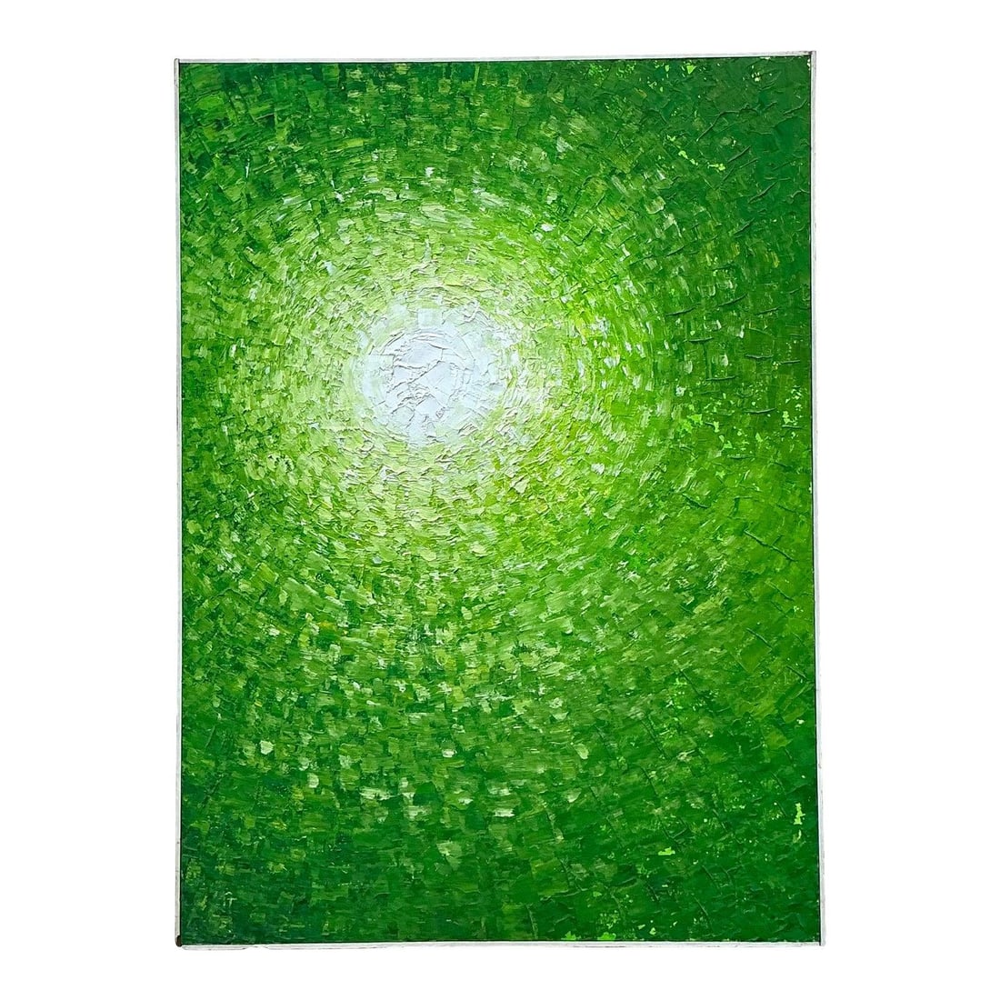 Vintage Boho Abstract Oil Painting on Board 31.5x43.5 (1 of 5)