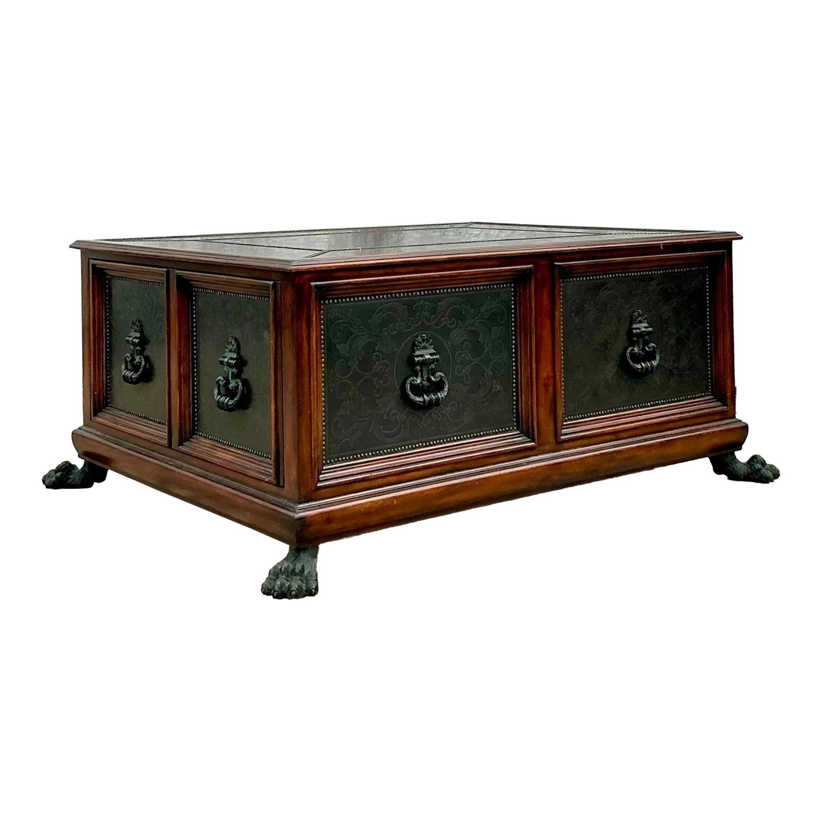 Theodore Alexander Vintage Hammered Vine Coffee Table Regency Style (1 of 9)