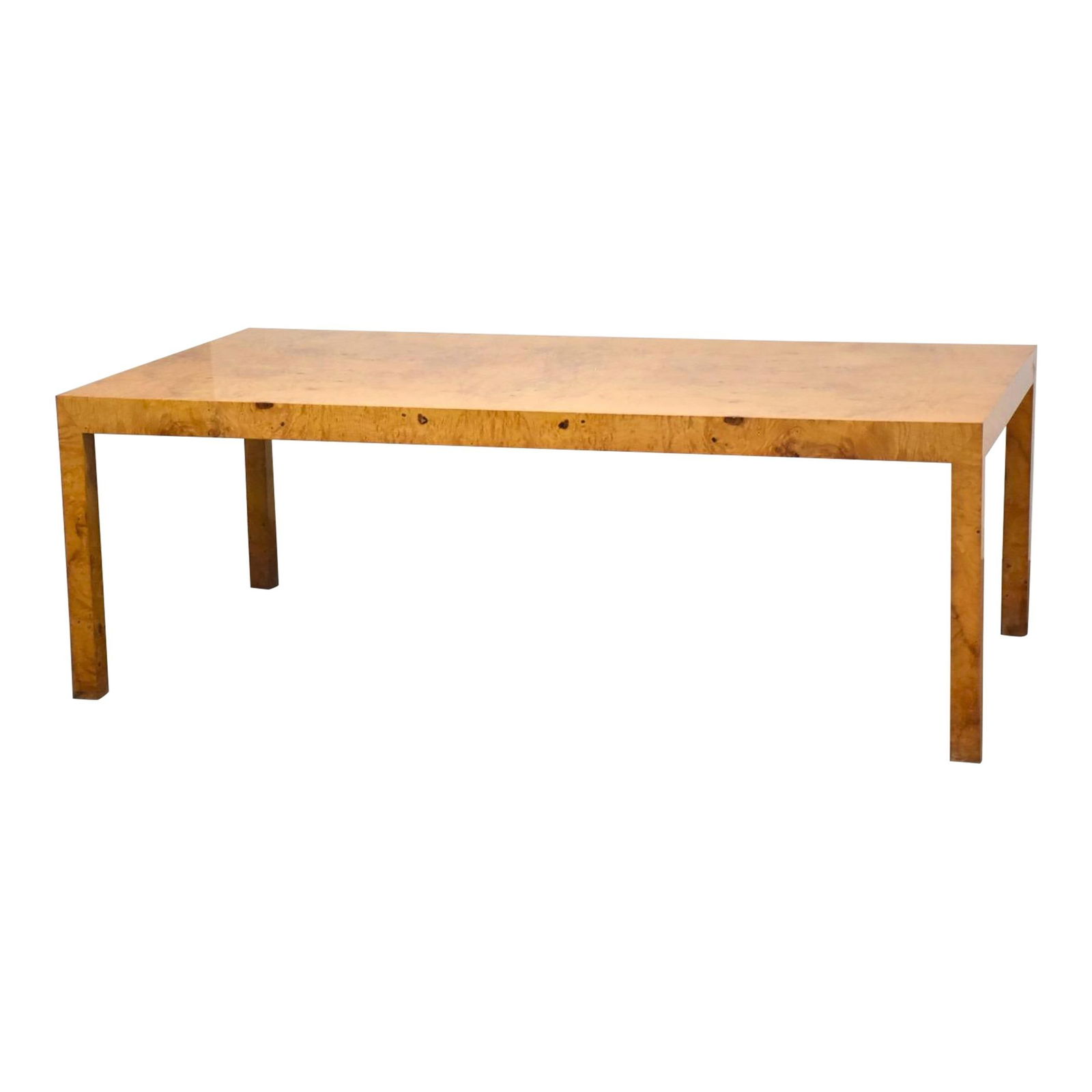 1960s Milo Baughman Parson Burl Dining Table Thayer Coggin (1 of 9)