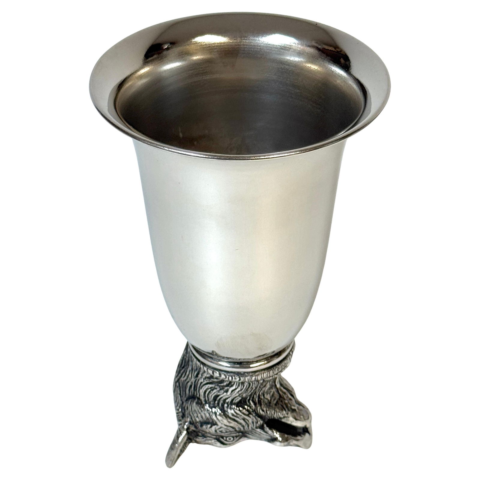 Gucci Silver-Plated Stirrup Cup by Paolo Gucci with Boar Motif (1 of 18)
