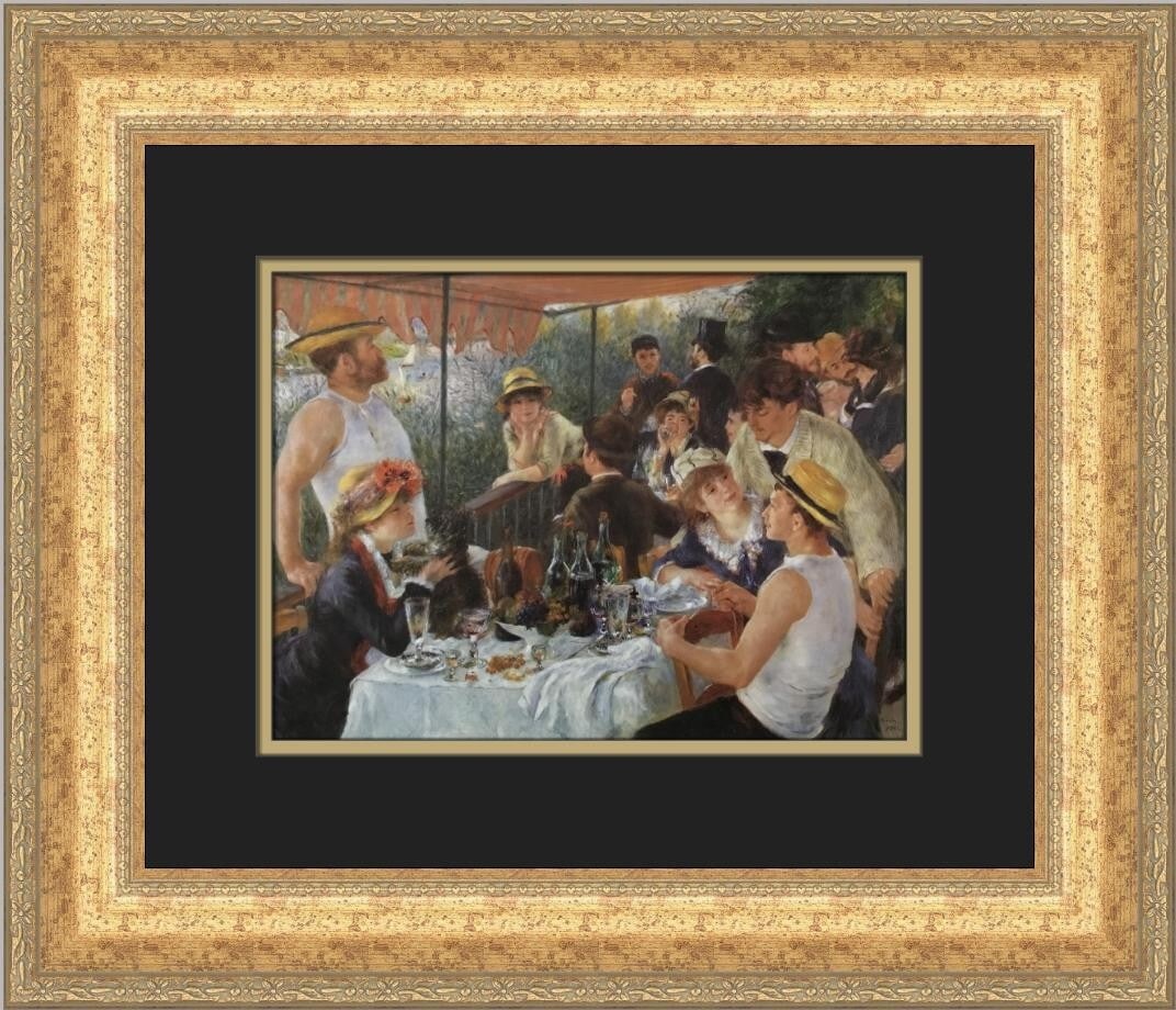 Renoir The Luncheon of the Boating Party Custom Framed Print 19 x 17 (1 of 2)