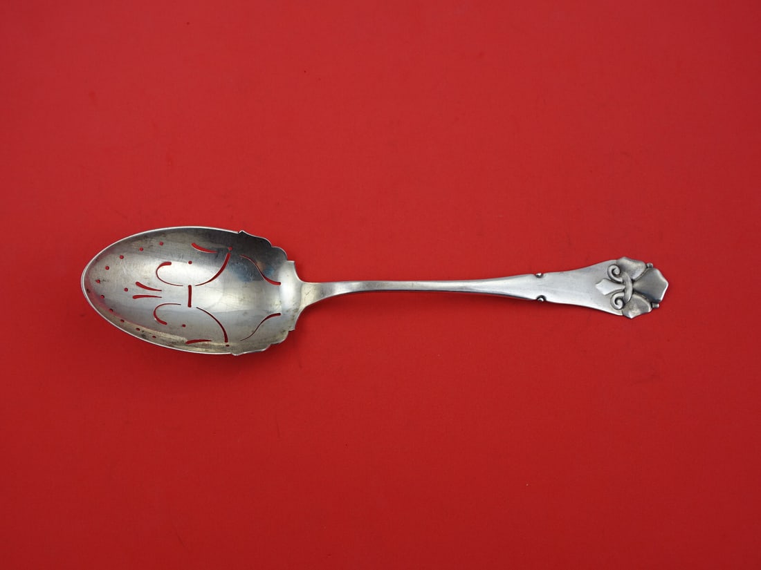 Orla Vagn Mogensen French Lily Sterling Silver Ice Spoon 9 3/4 inches (1 of 2)