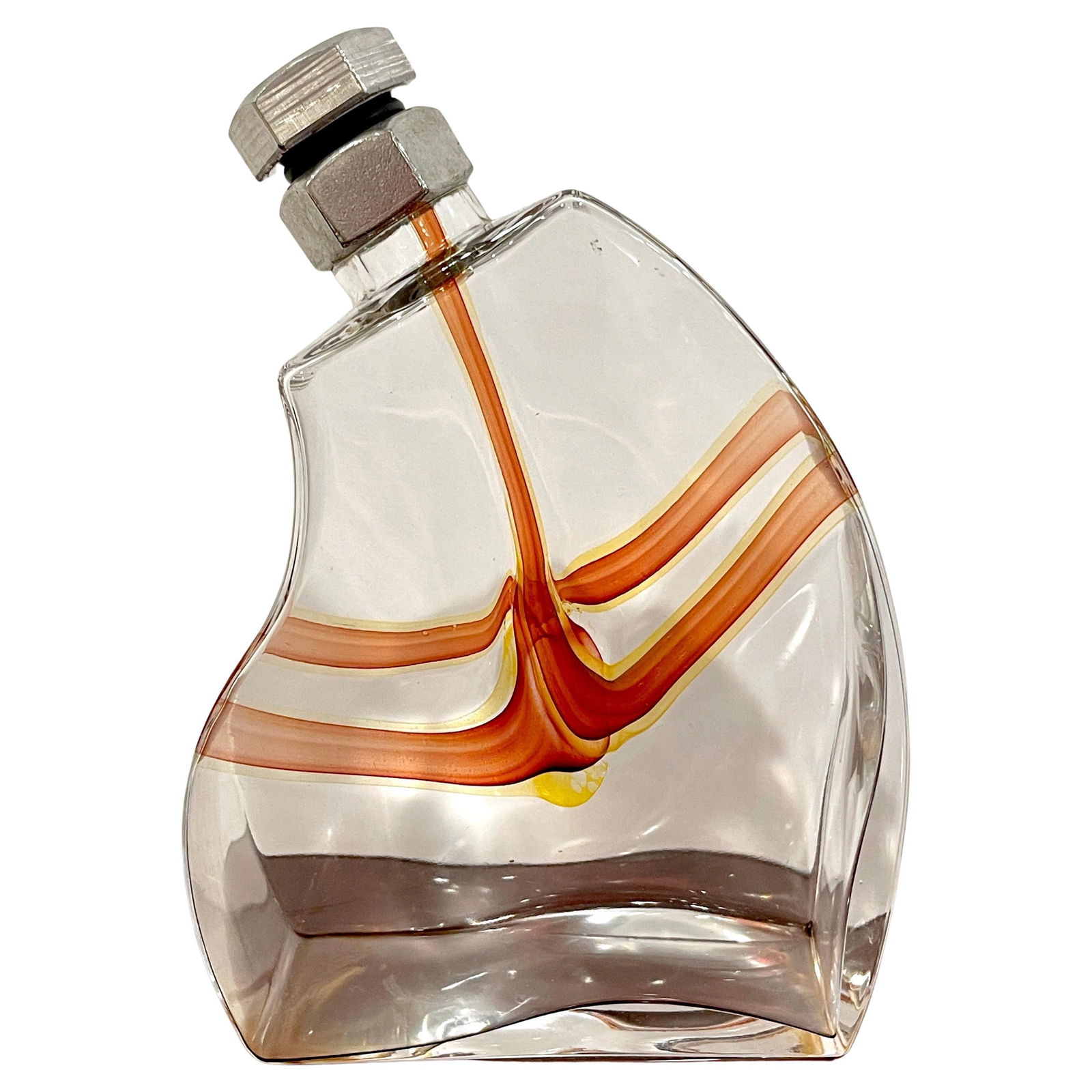 Kjell Engman Macho Decanter Kosta Boda Signed Modern Crystal Art (1 of 9)