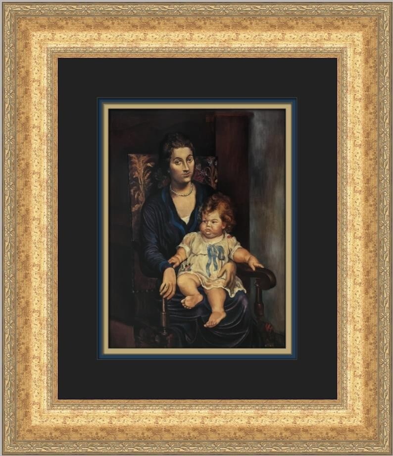 Pablo Picasso Madame Paul Rosenberg Custom Framed Print 18x16 (1 of 2)