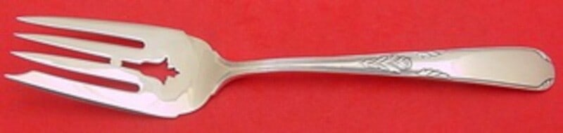 Manchester Fleetwood Sterling Silver Cold Meat Fork 8 1/8" (1 of 1)