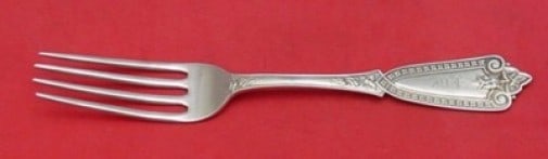 Whiting-Hebbard Ivy Sterling Silver Dinner Fork 7 7/8" Monogrammed (1 of 1)