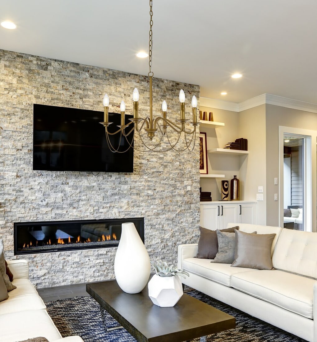 Westley 6-Light Brass Chandelier Modern Fixture 24 Inch Indoor Lighting (1 of 7)