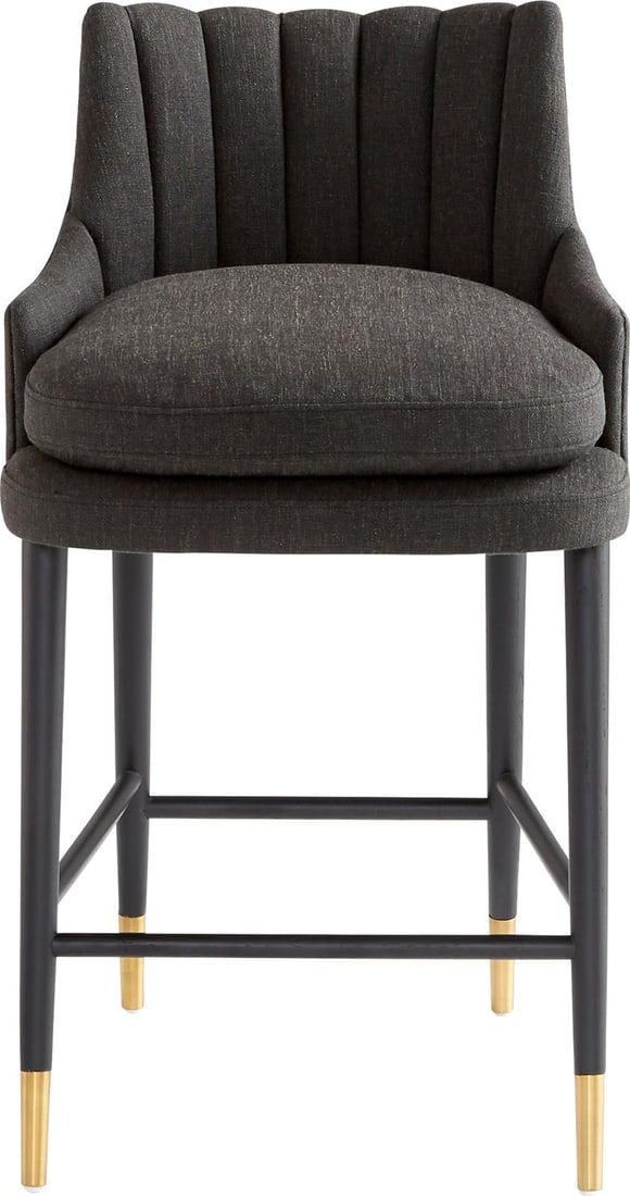 Chic Tesoro Black Foam Wood Counter Stool by Cyan (1 of 5)