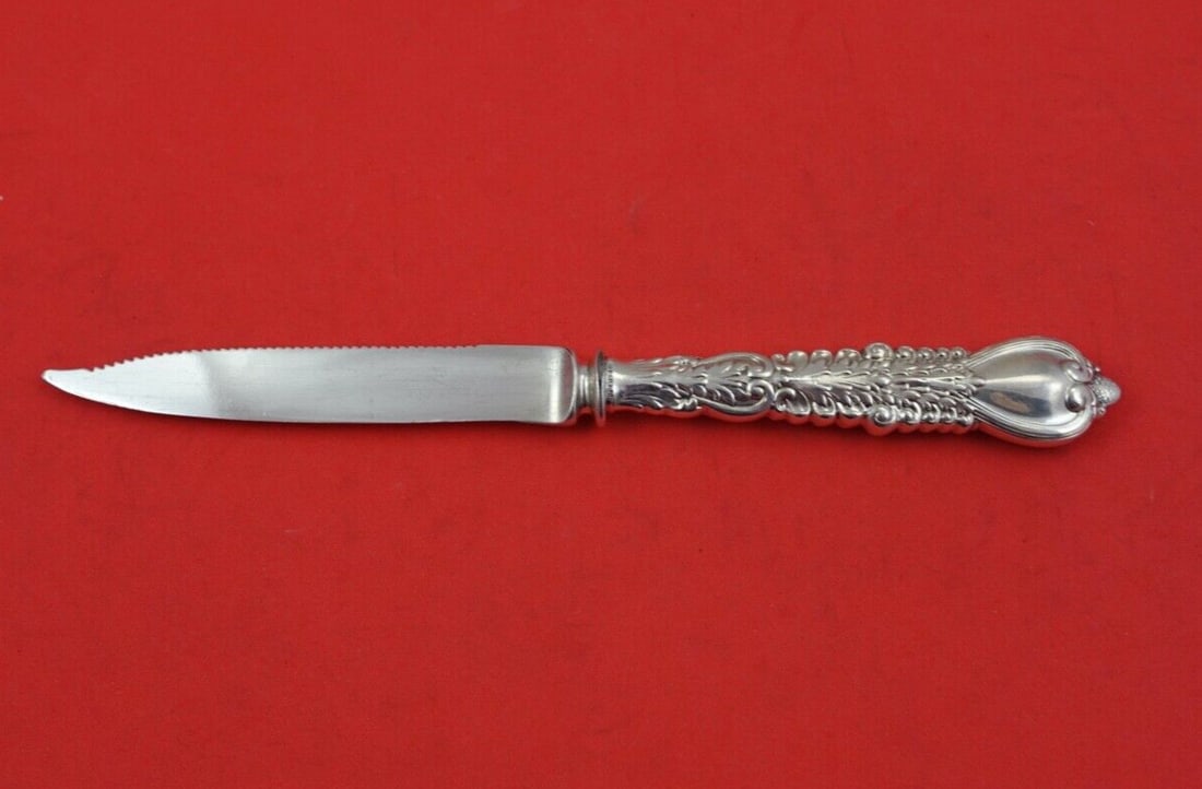 Tiffany & Co. Florentine Sterling Silver Fruit Knife 7.5 Inch (1 of 2)