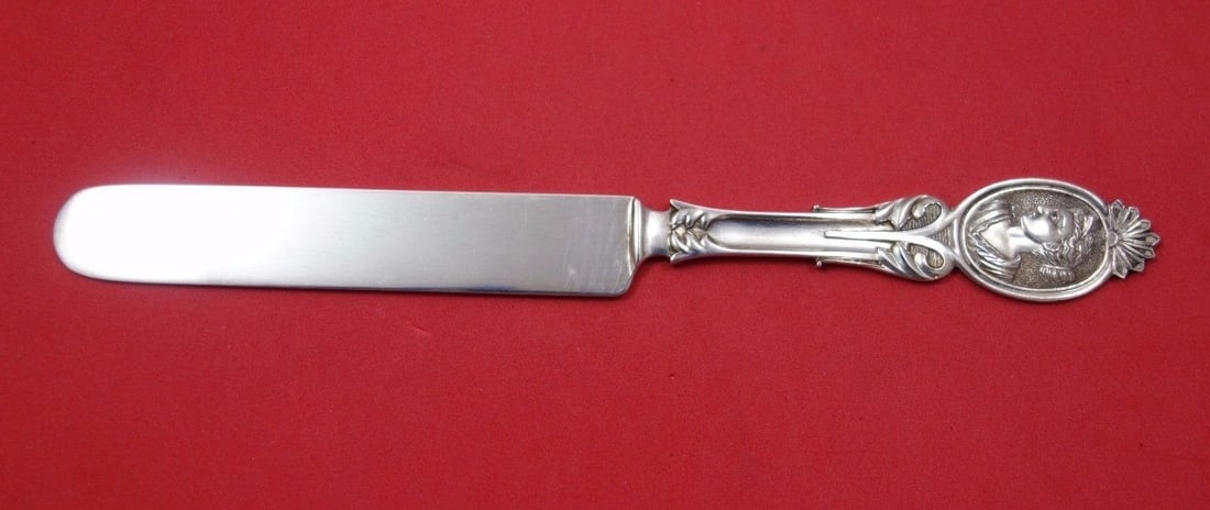 Wood & Hughes Diana Sterling Silver Breakfast Knife Monogrammed 7 3/4" (1 of 1)