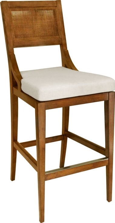 Woodbridge Salvador Collection Brass Finish Bar Stool 45H (1 of 6)