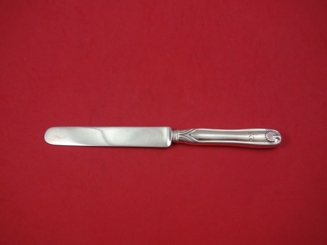 Tiffany & Co. Palm Sterling Silver Breakfast Knife 7.5" Monogrammed (1 of 1)