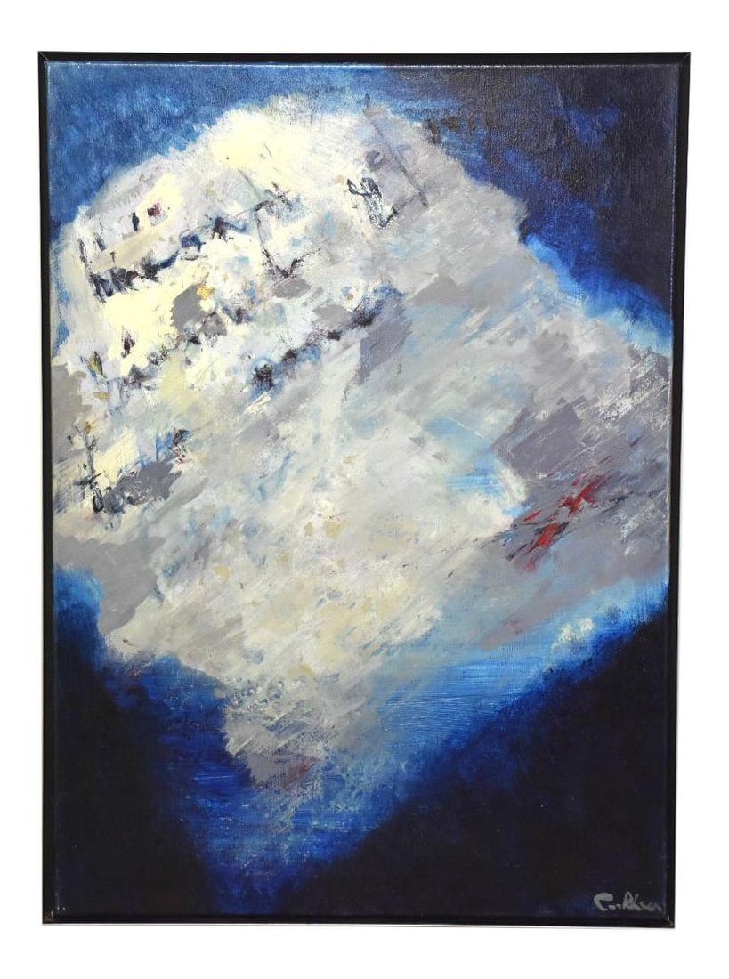 1995 Gerhard Van De Rhoer Abstract Painting The Point of No Return (1 of 6)