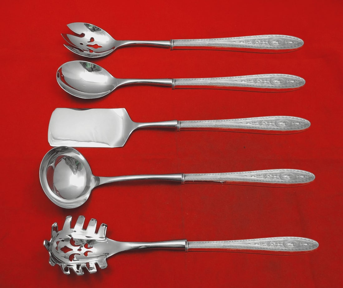 International Sterling Silver Wedgwood 5pc Hostess Serving Set (1 of 2)
