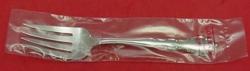 Gorham Andante Sterling Silver Cold Meat Fork 8.5" Unmonogrammed: Gorham Andante Sterling Silver Cold Meat Fork 8.5" Unmonogrammed This elegant cold meat fork from Gorham's Andante pattern is crafted from sterling silver, measuring 8 1/2 inches in length. It showcas