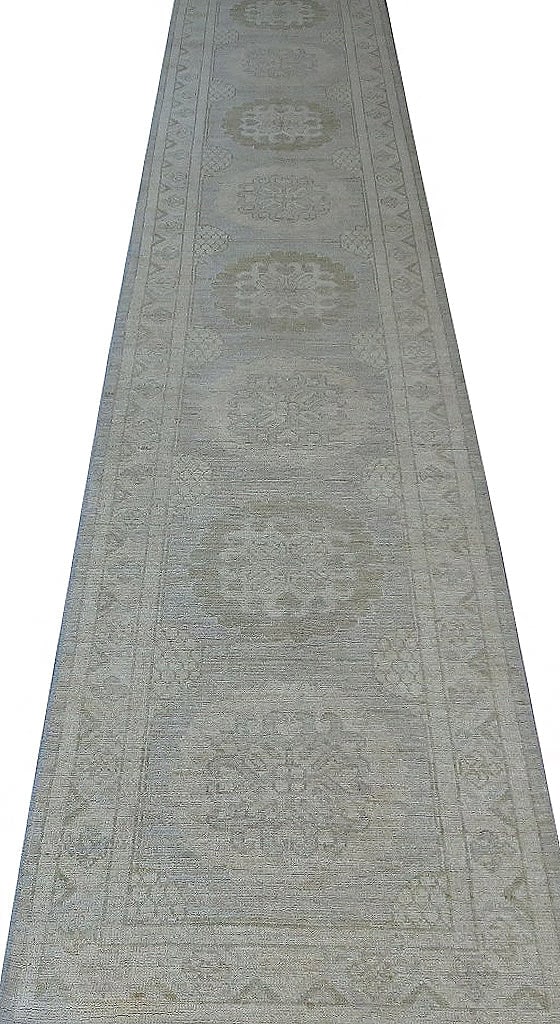 14' Ziglar Chotan Runner Natural Wool Neutral Colors (1 of 7)