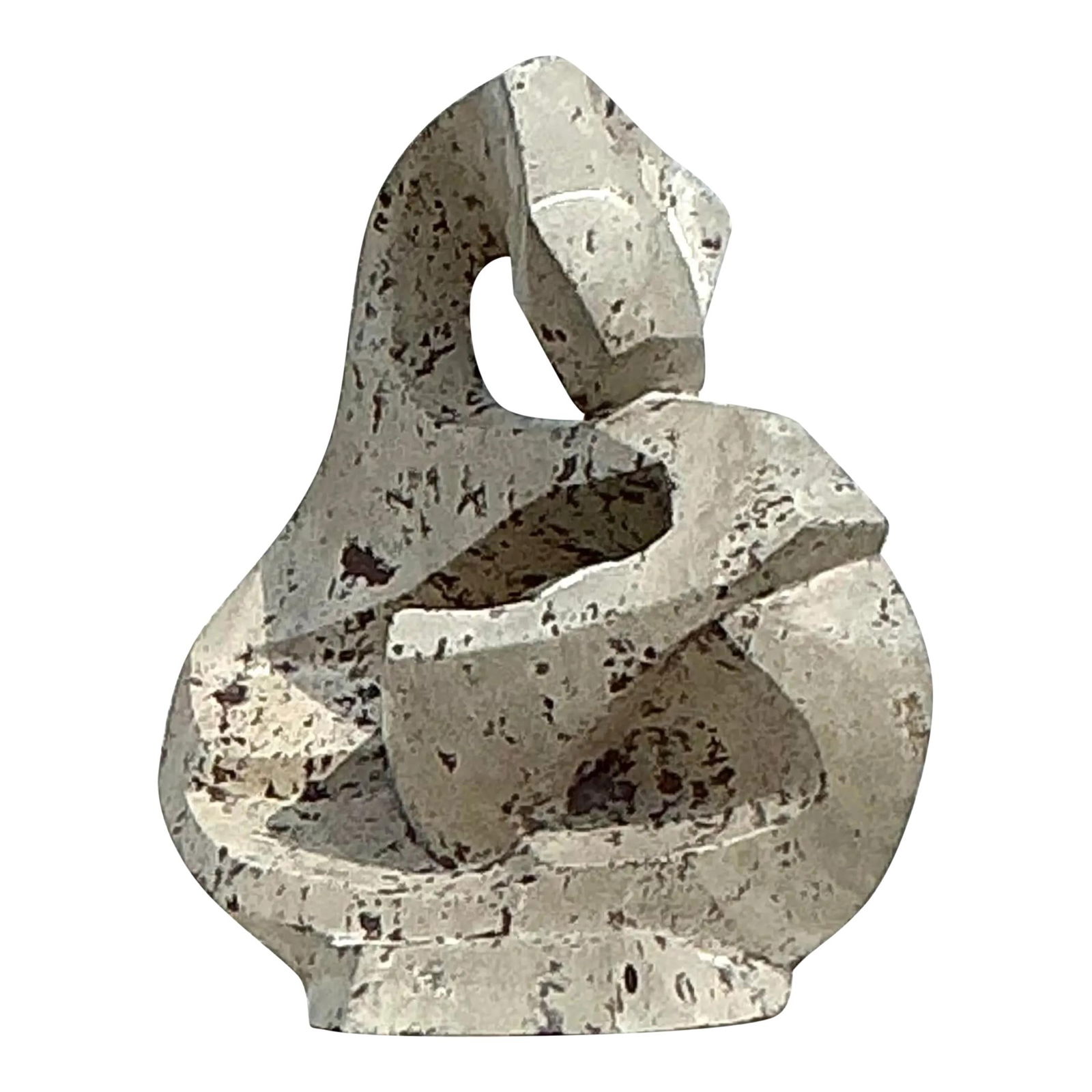 Vintage Boho Enzo Gallo 57 Inch Carved Stone Sculpture (1 of 10)