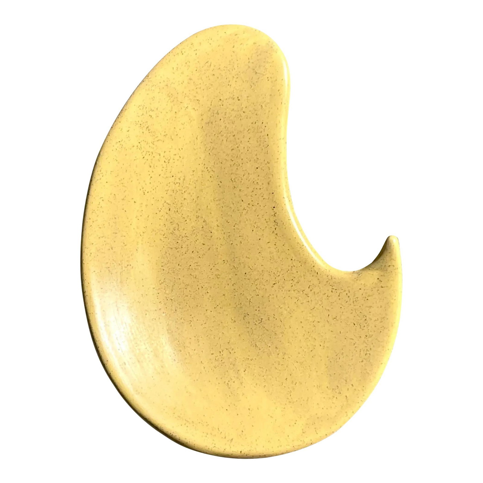 Vintage Boho Ceramic Platter 15 x 10.75 Mustard Glaze (1 of 4)