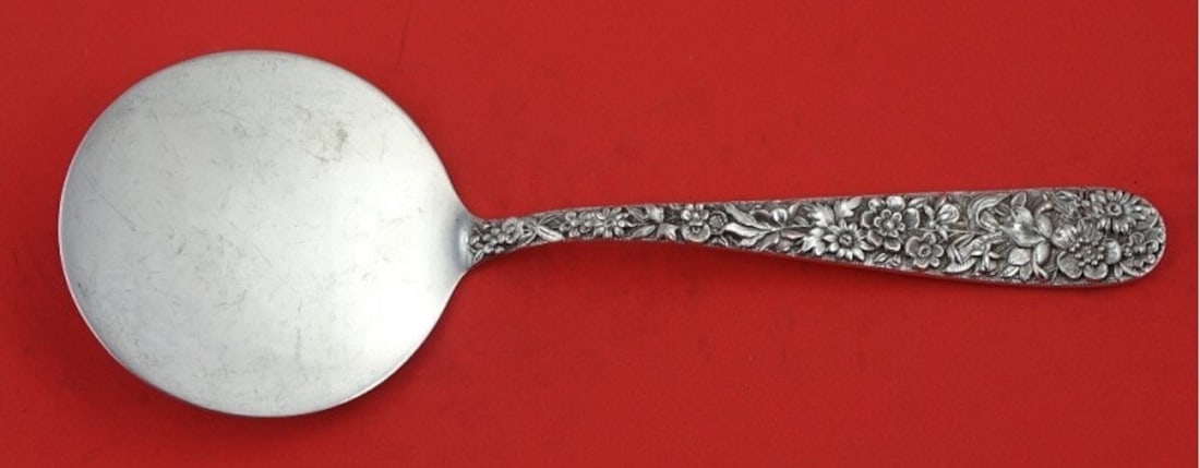Kirk Sterling Silver Hot Cake Lifter 7 3/4" Repousse Serving Piece (1 of 3)