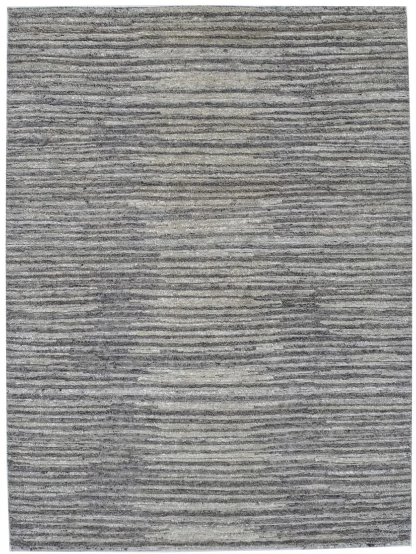 Hand-Knotted Wool Contemporary Rug 5'9 x 7'9 Multicolored Modern Design (1 of 15)