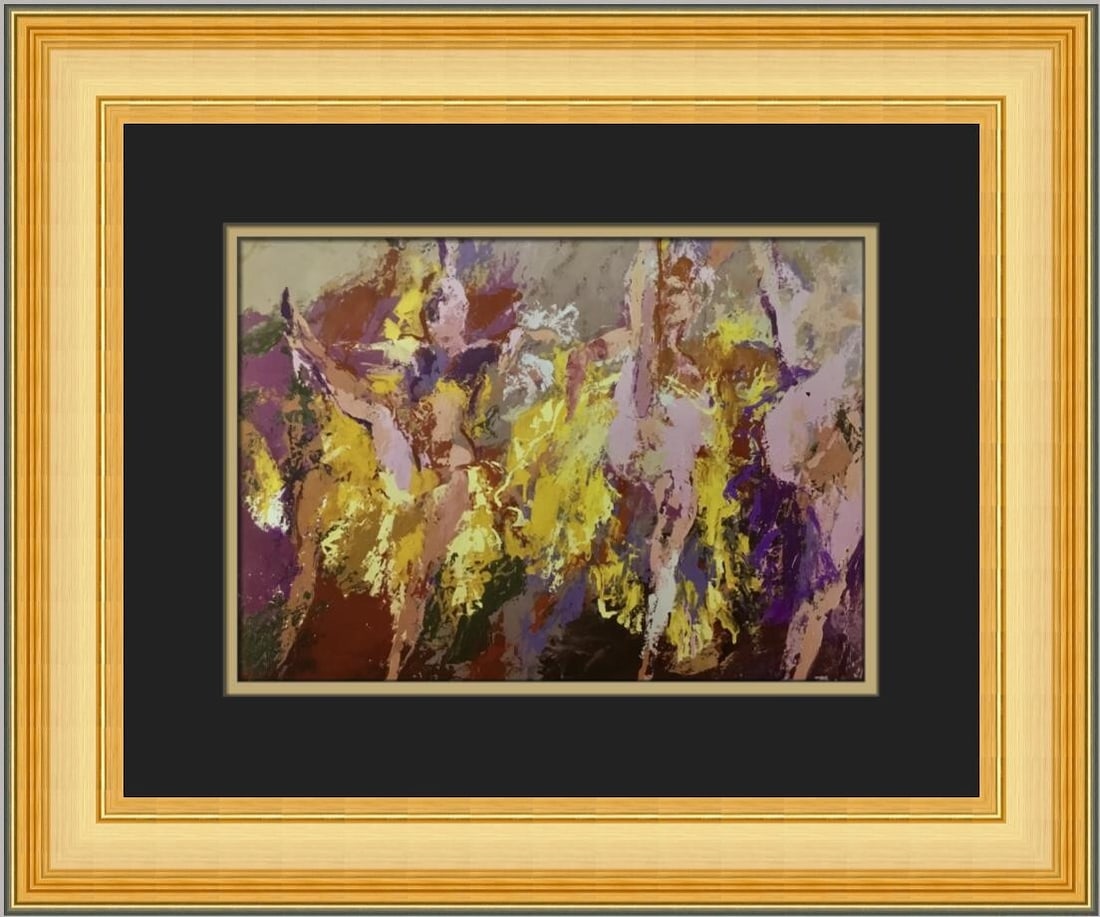 Leroy Neiman Can Can Custom Framed Art Print 1994 Expressionism: Leroy Neiman Can Can Custom Framed Art Print 1994 Expressionism This stunning custom framed print titled 'Can Can' by renowned artist LeRoy Neiman captures the vibrant essence of expressionism. Create