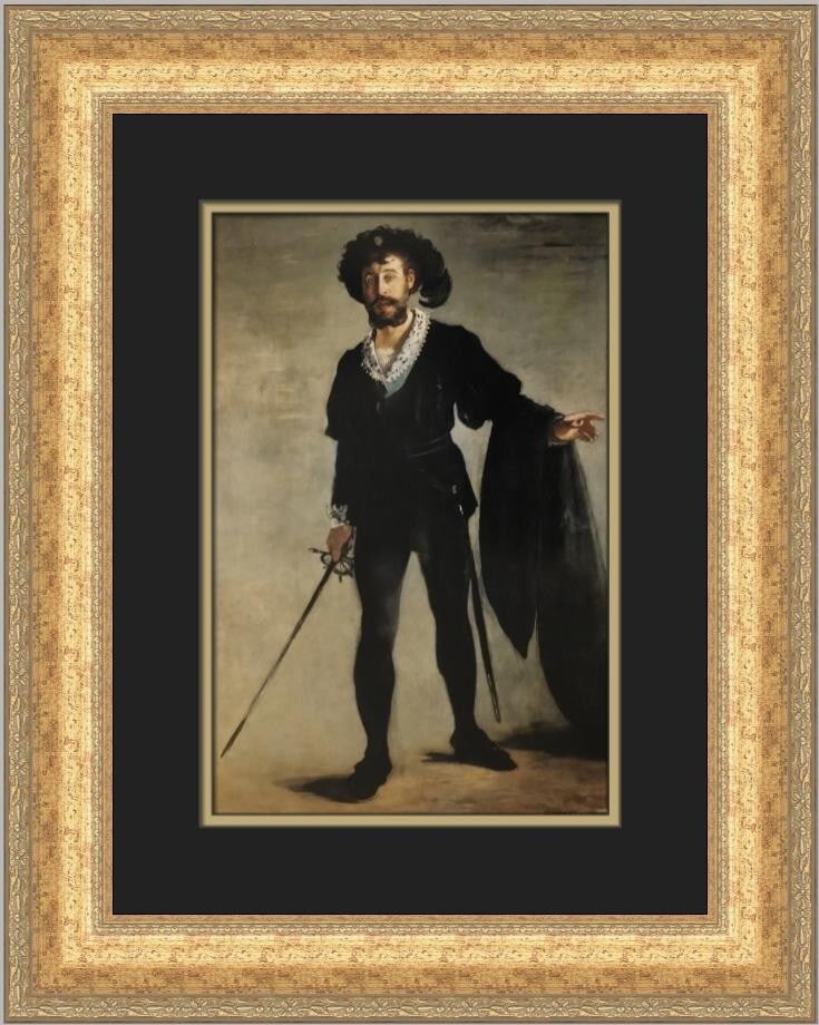 Edouard Manet Faure as Hamlet Custom Framed Art Print 21x17 (1 of 2)