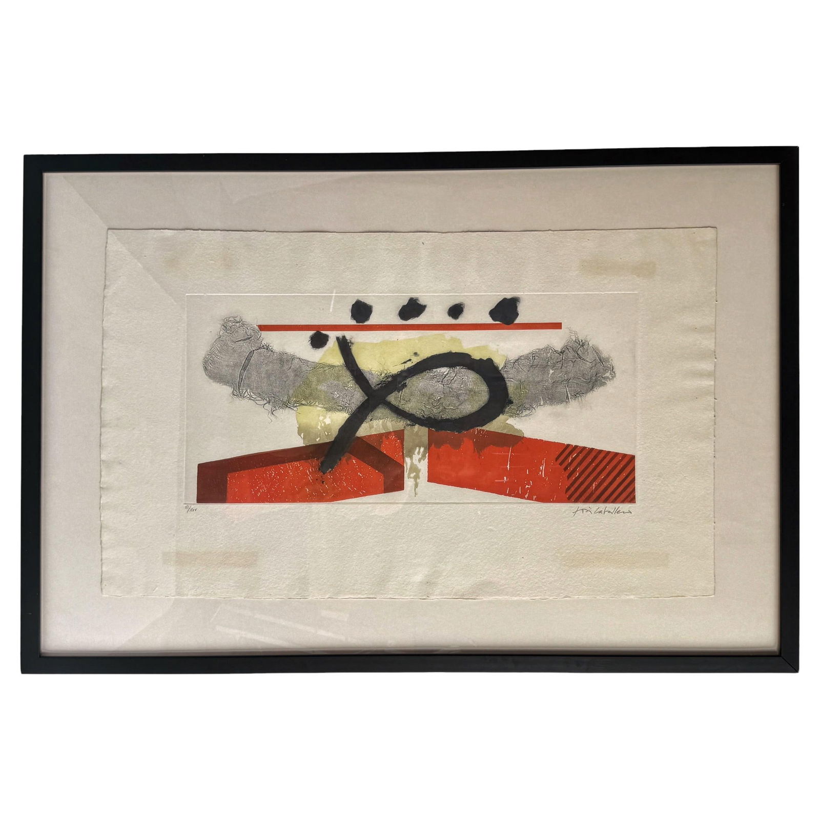 Jose Luis Caballero Untitled Lithograph VI/XXV Limited Edition Art (1 of 5)