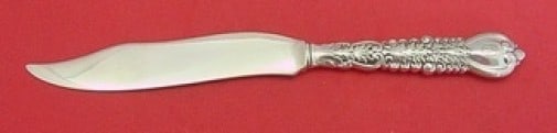 Tiffany & Co. Florentine Sterling Silver Fish Knife 8" Monogrammed (1 of 1)