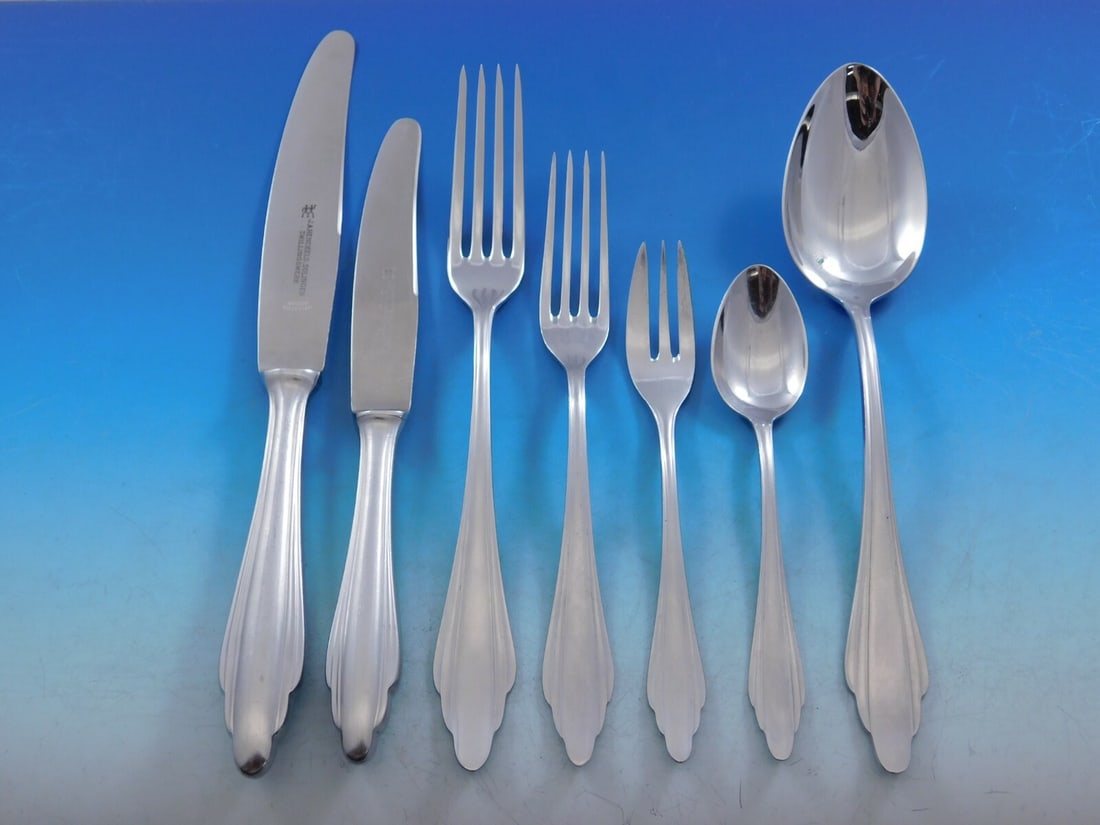 Deco by Henckels 69 Piece Chrome Plated Stainless Steel Flatware Set (1 of 12)