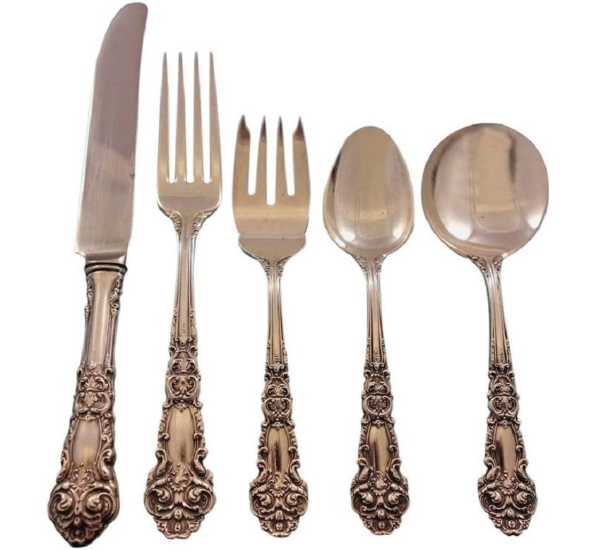 Reed & Barton French Renaissance Sterling Silver Flatware Set 40 pc for 8 Service (1 of 7)