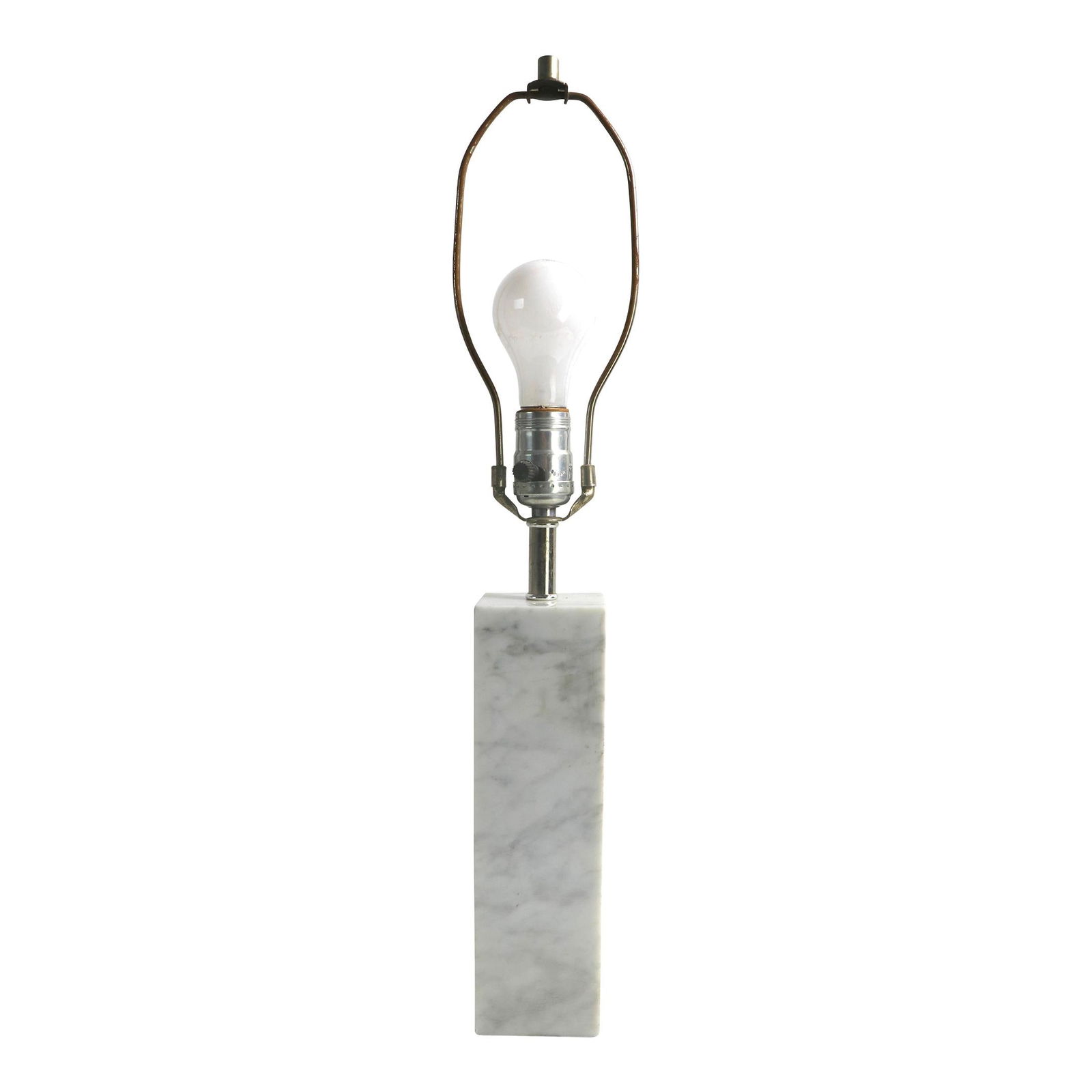 Minimalist Marble Table Lamp in Style of Florence Knoll (1 of 10)