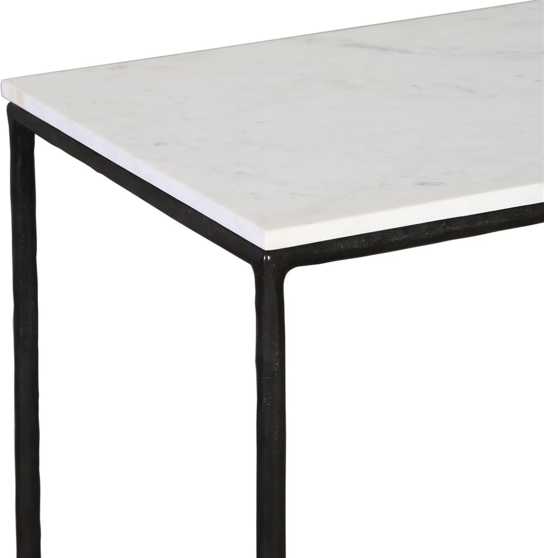 Perugia Collection Marble Iron Console Table (1 of 4)