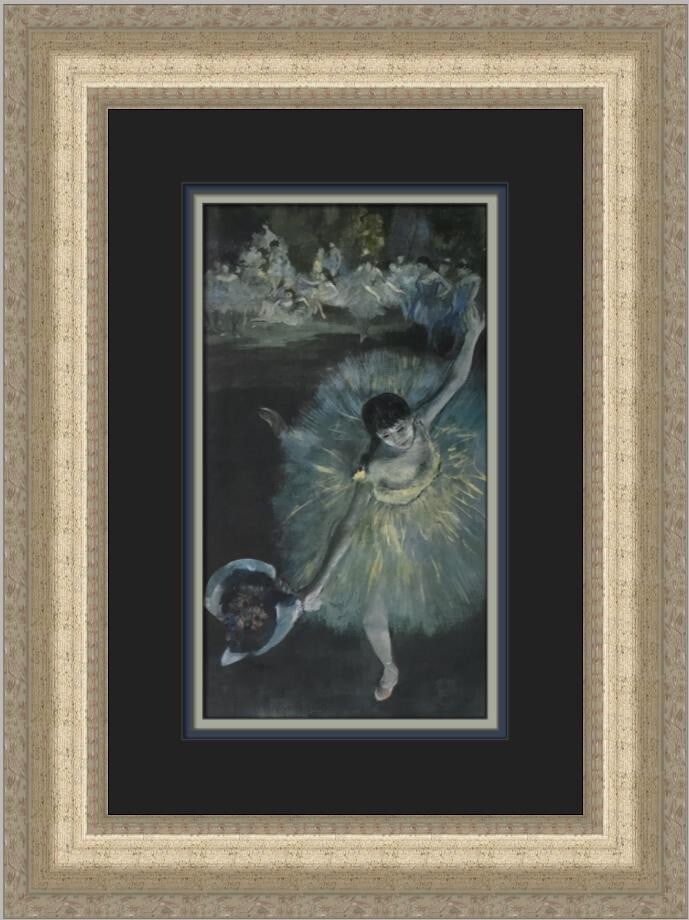 Edgar Degas Fin D'Arabesque Custom Framed Print 21 x 15 (1 of 2)