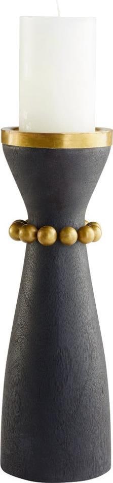 Cyan Parvati Brass and Black Table Lamp (1 of 1)