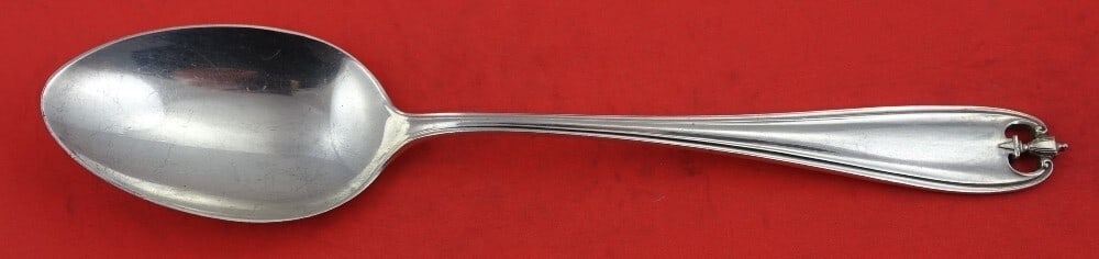 Watson Carrollton Sterling Silver Serving Spoon 8 1/4 Inch (1 of 2)