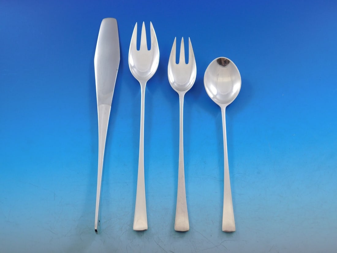 Dansk Tjorn Mid-Century Modern Sterling Silver Flatware Set 35 Pieces for 8 (1 of 7)