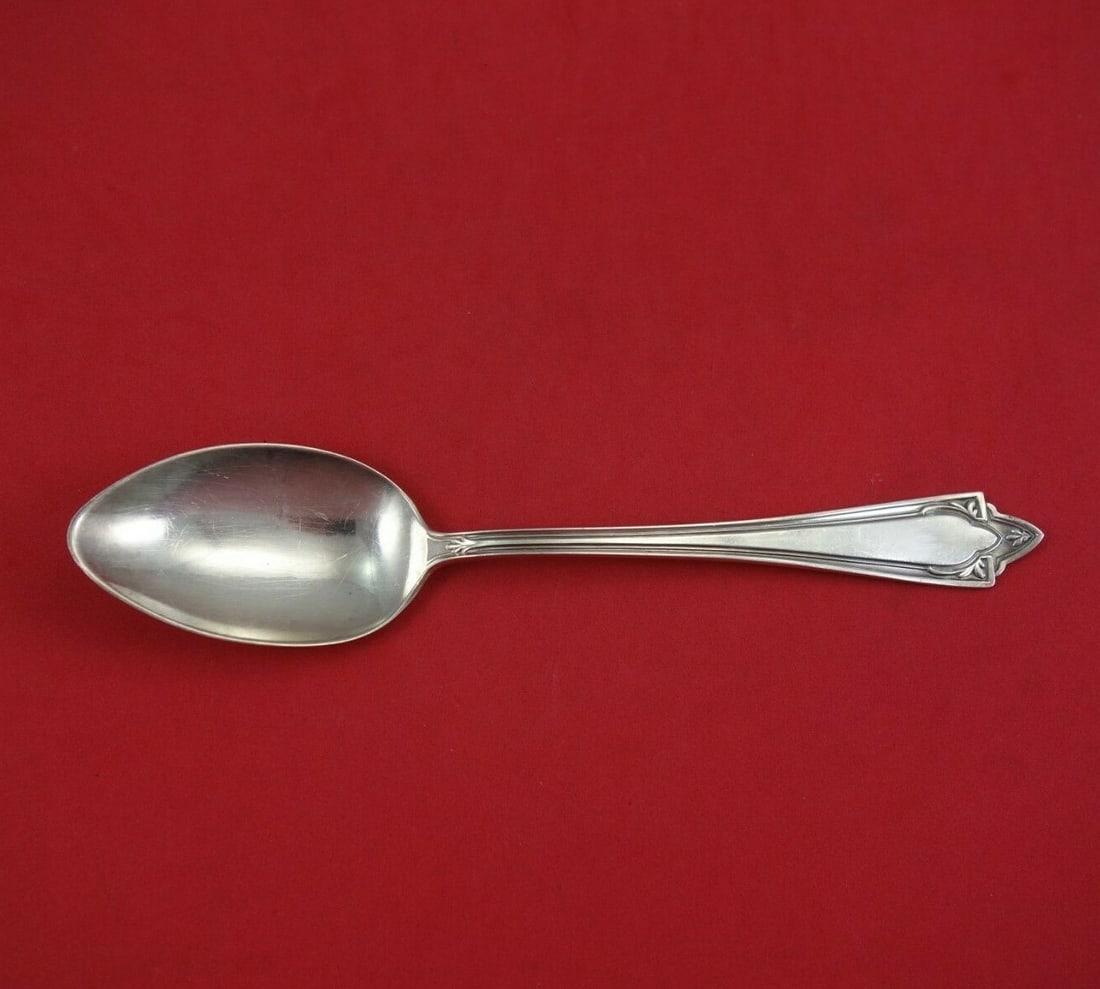 Manchester Doric Sterling Silver Serving Spoon 8 Vintage (1 of 2)