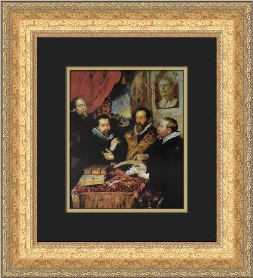 Peter Paul Rubens The Four Philosophers Custom Framed Art Print (1 of 2)