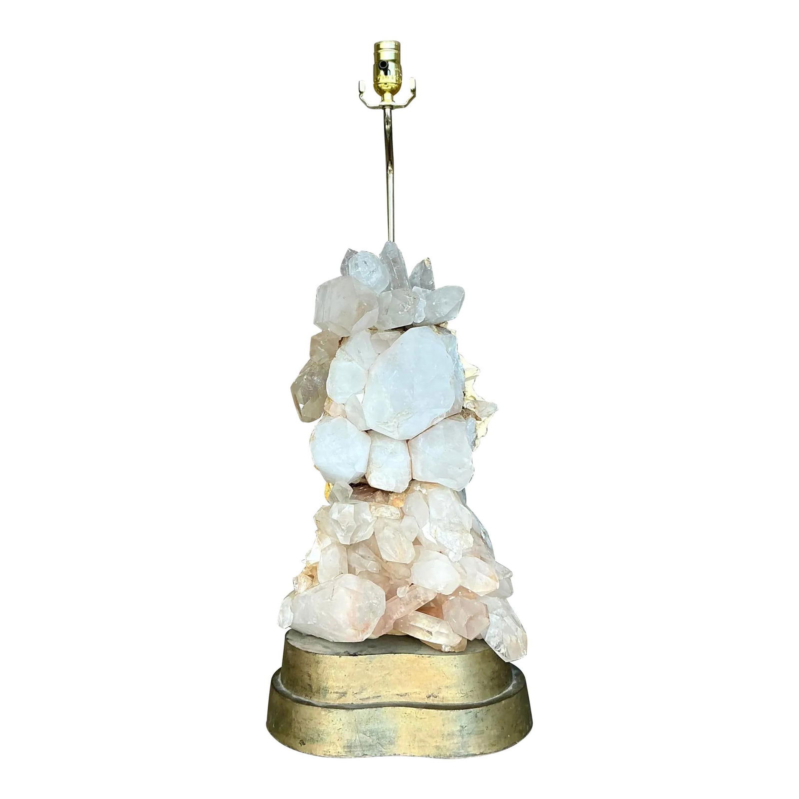 Vintage Boho Carole Stupell Crystal Lamp 31 in Unique Design (1 of 7)