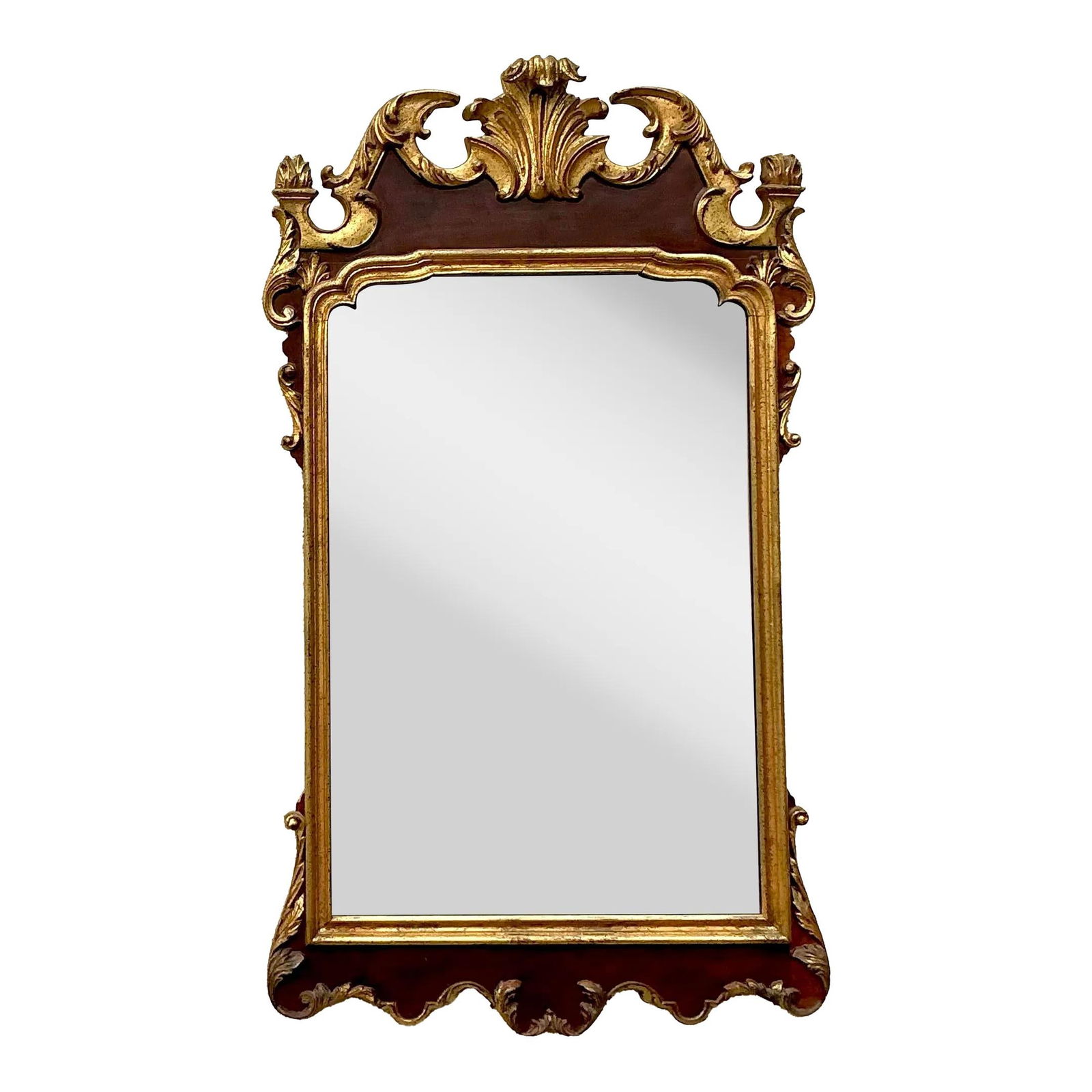 Vintage LaBarge Regency Gilt Tipped Mirror Classic Elegance 27 x 47.25 (1 of 10)