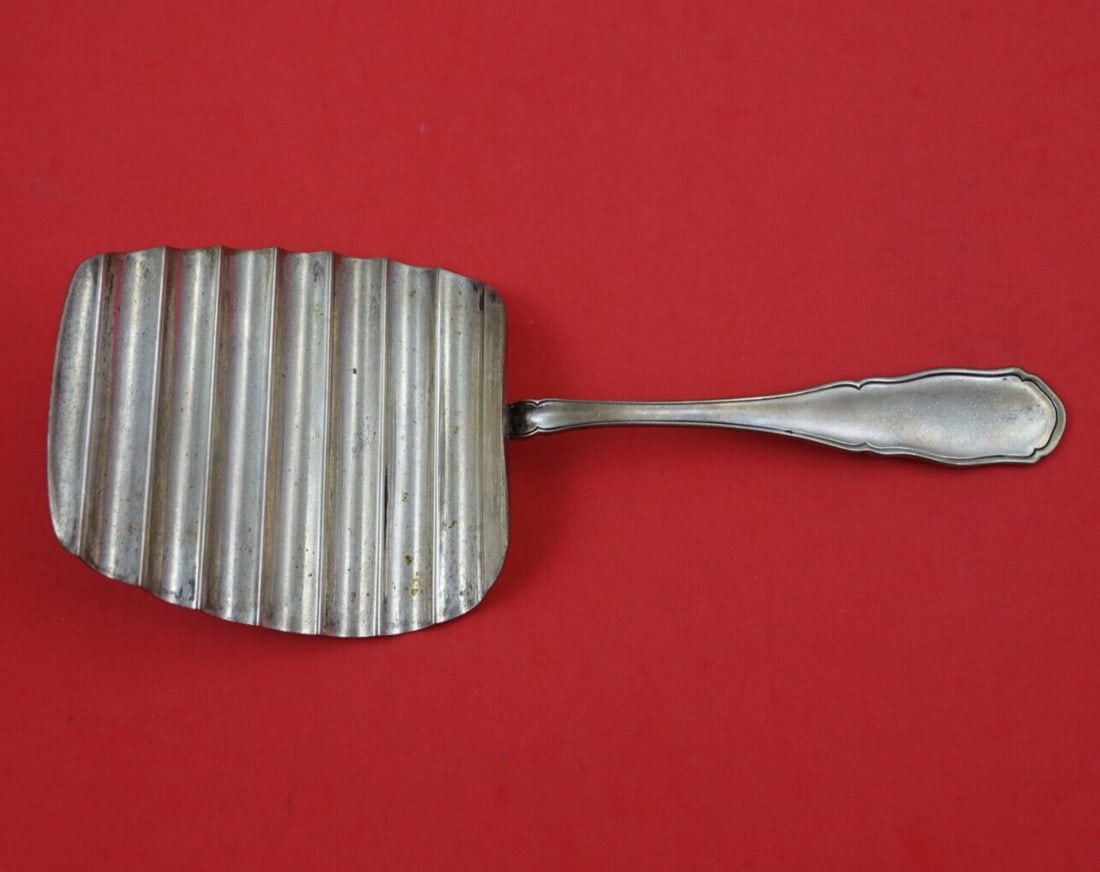 German .800 Silver Asparagus Server Saxon Hofmuster 9 Inch (1 of 3)