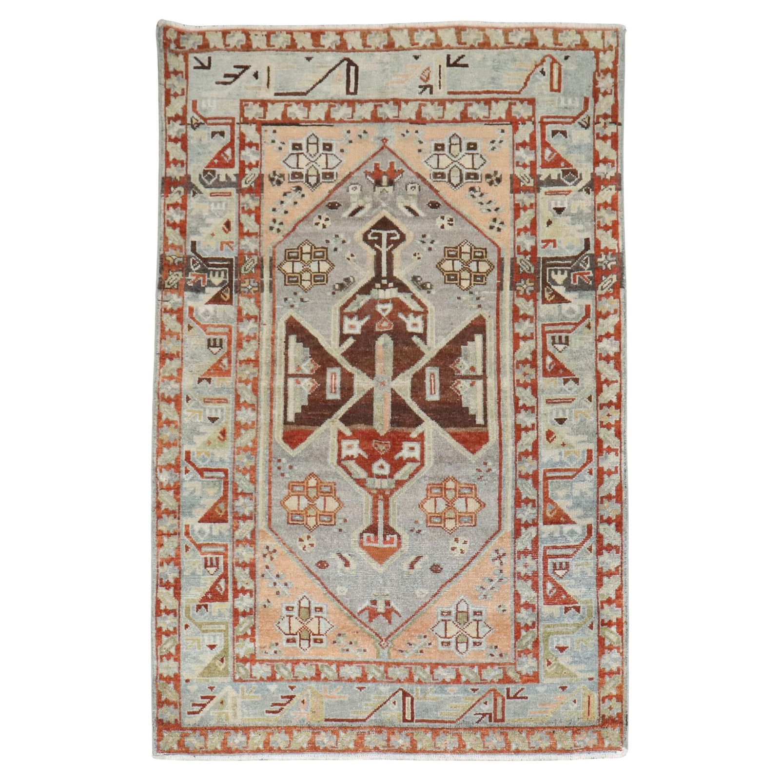 Persian Malayer Tabriz Style Hand-Woven Wool Rug 38 x 54 in (1 of 7)