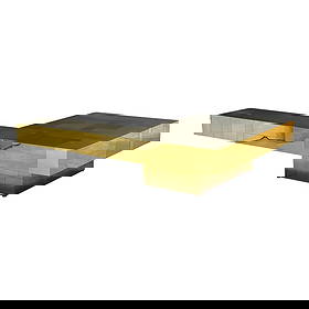 Rare 1970s Paul Evans Brass Cityscape L Shape Coffee Table: Rare 1970s Paul Evans Brass Cityscape L Shape Coffee Table This stunning 1970s Paul Evans Cityscape Brass L Shape Coffee Table features a unique post-modern design with a cantilever structure, expertl