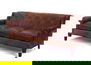 Hand-Crafted Camel Leather Sofa USA: Hand-Crafted Camel Leather Sofa USA Introducing a sleek and sophisticated hand-crafted camel leather couch, designed to elevate your living space. This exquisite sofa features a stylish finish in came